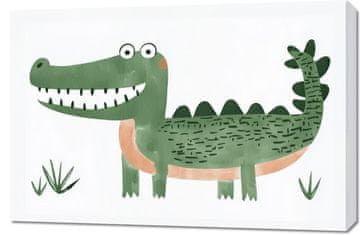 Zakito Posters Slika 90x60cm Vzori za Otroke, Deklice in Fantke - Krokodil