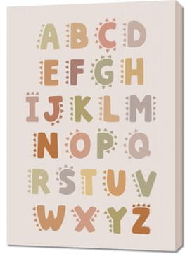 Zakito Posters Slika 70x100cm Vzorec za Otroke, Deklice in Fante - Abeceda