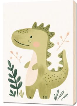 Zakito Posters Slika 70x100cm Vzori za Otroke, Deklice in Fante - Krokodil