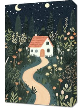 Zakito Posters Slika 40x60cm Vzori za Otroke, Deklice in Fantke - Hiška 2