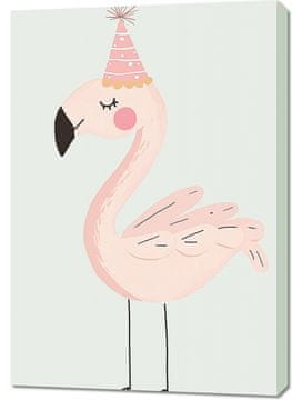 Zakito Posters Slika 70x100cm Vzori za Otroke, Dekleta za Sobo - Flamingo