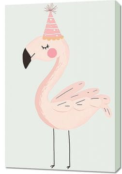 Zakito Posters Slika 60x90cm Vzorci za otroke, deklice za sobo - Flamingo