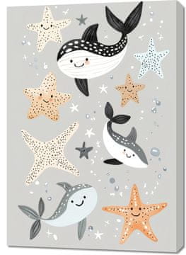 Zakito Posters Slika 70x100cm Vzorci za otroke, deklice in dečke - Ribe