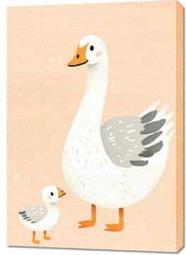 Zakito Posters Slika 70x100cm Vzorci za otroke, deklice in dečke - Račke