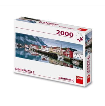 Dino Panoramska sestavljanka Fisherman's Village 2000 kosov
