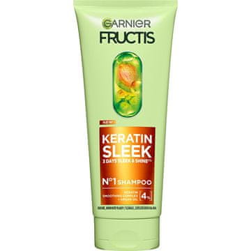 Šampon za suhe in skodrane lase Fructis Keratin Sleek (šampon) 200 ml