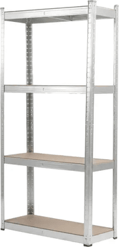 Proline regal za delavnice, 4 police, 100kg, 150x75x30 cm (62033)