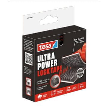 Tesa Samolepilni trak Lock Velcro, 1 m x 25 mm
