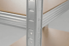 Proline regal za delavnice, kotni, 5 polic, 175 kg, 180x90x90 cm (62040)