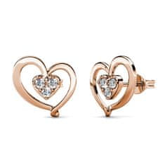 AVESTLINE Srebrni uhani srček