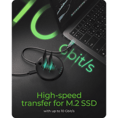 IcyBox IB-1612MCL-C31 priklopna in postaja za kloniranje M.2 NVMe SSD diskov
