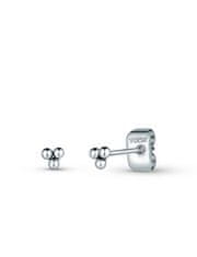 Vuch Irakli Srebrni minimalistični jekleni uhani