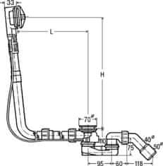 Viega Komplet preklopnika za kad Multiplex 61632 40/50 (BAL.10/100) 308889
