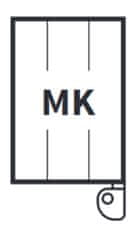 Isan Cevasta kopalniška armatura Isan Quadrat INOX 1255/600 MINI NERJAVEČE JEKLO DXQU12550600MK81