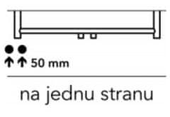 P.M.H. Kopalniška omarica PMH Avento AV2 600X790MM ČRNA STRUKTURAL AV2BL