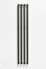 P.M.H. Kopalniška omarica PMH Rosendal RXL 1500X266MM ČRNE STRUKTURIRANE RXLBL