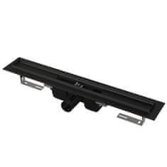 Alca Plast Talni odtok Alcaplast APZ1BLACK-1150 112X17X13,5 ČRNI MAT (PAKET 12/36) APZ1BLACK-1150