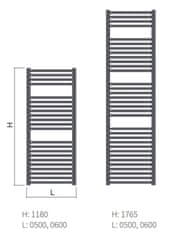 Isan Cevasta kopalniška armatura Isan Linosia 1765/500 MINI BELA DLIN17650500MK01