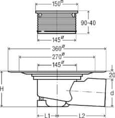 Viega Stranska floor žoga 49551 100 (BAL.1/60) 557171
