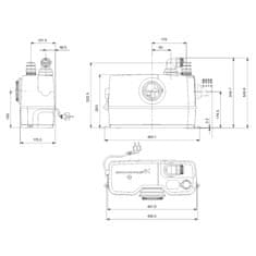 Grundfos Črpalna postaja Grundfos Sololift 2 WC-1 230V 97775314