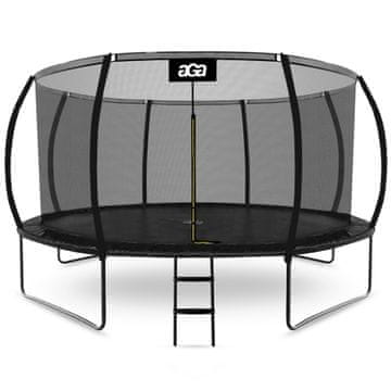 Aga SPORT EXCLUSIVE Trampolin 430 cm Črna + zaščitna mreža + lestev