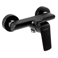 Noblesse Tuš armatura Novaservis Nobless Tina ROČICA STENSKA ČRNO/KROM 38061/1.5