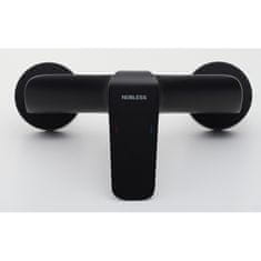 Noblesse Tuš armatura Novaservis Nobless Tina ROČICA STENSKA ČRNO/KROM 38061/1.5