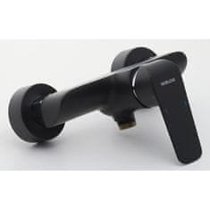 Noblesse Tuš armatura Novaservis Nobless Tina ROČICA STENSKA ČRNO/KROM 38061/1.5