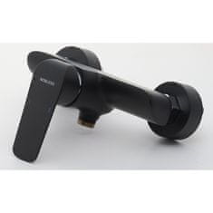 Noblesse Tuš armatura Novaservis Nobless Tina ROČICA STENSKA ČRNO/KROM 38061/1.5