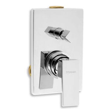 Titania Mešalnik za kad Novaservis Titania Cube ROČICA SPLAKANJE KROMIRAN 98850R,0