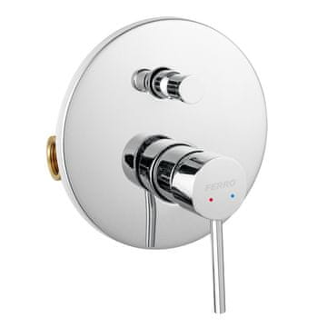 Novaservis Mešalnik za kad in tuš Novaservis FIESTA VGRADNI S STIKALOM, KROMIRAN BFI7P