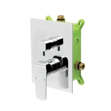 Novaservis Pipa z dozo Novaservis Tina VGRADNA 2 IZTOČI KROMIRANA BOX38051R,0