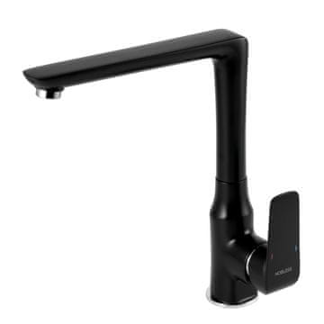 Noblesse Mešalnik za umivalnik Novaservis Nobles Tina ROČNI STOJALO KROM/ČRNA 38714.5