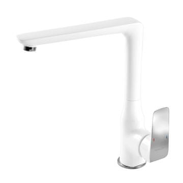 Noblesse Mešalnik za umivalnik Novaservis Nobles Tina ROČNI STOJALO BELA/KROM 38714.1