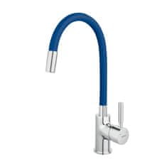 Ferro Novaservis samostoječa mešalna miza za pomivalno korito ELASTIC ARM MODRA/KROM 70710.0MD