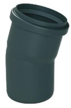 Almeva Dimniški kanal Almeva Starr koleno DN160 15° ČRNO PBSB16