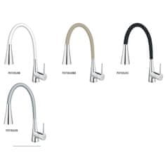 Ferro Mešalnik za umivalnik Novaservis s pršilko, ROČICA, SIVA 70720.0S