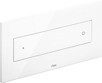 Viega Aktivacijska tipka Visign Style 12 83321 83321 PROZORNO STEKLO/SIVO/KROM 690601