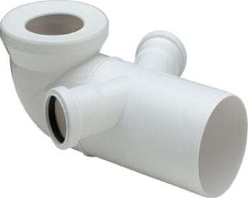 Viega WC komolec 38113 230MM/50 S 2-smerni, BELA (PAKET 1/85) 191801