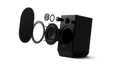 Philips Fidelio TAFA3/10 regalna zvočnika, 100W RMS, Bluetooth 5.4, črna