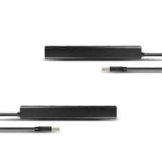 AXAGON Hue-sa7bp hub 7-portni USB 3.2 gen 1 aluminijasti polnilni hub, AC adapter