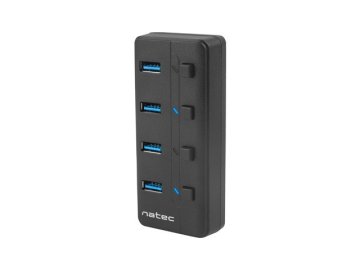 Natec Natec Mantis 2 NHU-1557 hub (4x USB 3.0; črn)