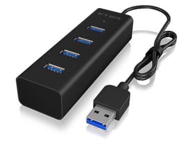 IcyBox Ib-hub1409-u3 4-vratni USB 3.0 hub