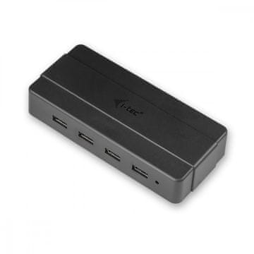 I-TEC USB 3.0 polnilni hub s 4 vrati in napajalnikom