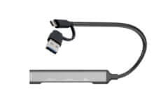 I-TEC Hub USB-C/USB-A kovinski 1x USB 3.0 + 3x USB 2.0