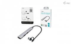I-TEC Hub USB-C/USB-A kovinski 1x USB 3.0 + 3x USB 2.0