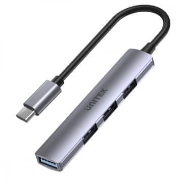 Unitek Unitek USB-C hub: 1× USB-A 5 Gbps, 3× USB-A 2.0