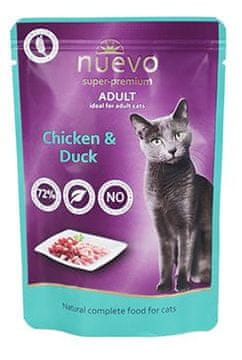 Nuevo cat pocket Adult piščanec in raca 85g