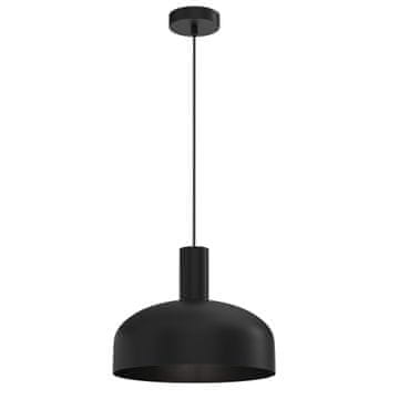 shumee Skandinavska viseča svetilka za kuhinjo, jedilnico, nad mizo, črna, Ø30cm, 1xE27, 60W, VISBY Milagro