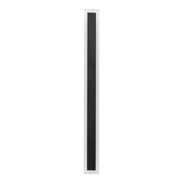 shumee Moderna črna podolgovata zunanja stenska svetilka 100 cm LED 25W s spremenljivo barvo IP54 WOW Milagro